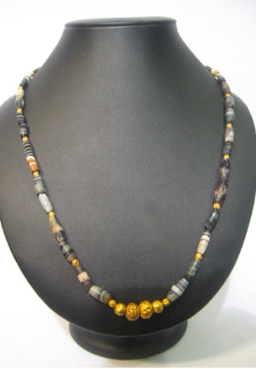 Agate Beaded Necklace