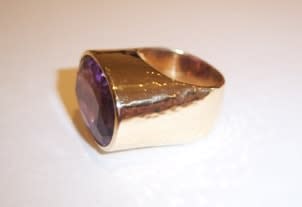 Amethyst Gold Ring
