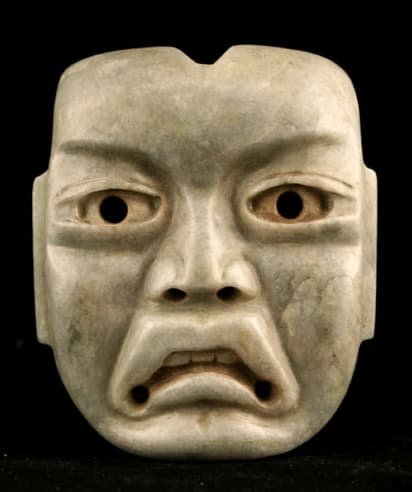 Olmec Jade Maskette