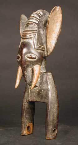 Kulango Wooden Heddle Pulley