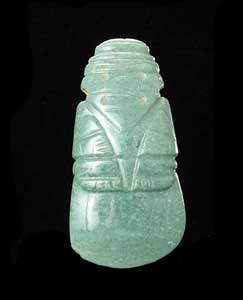 Guanacaste-Nicoya Jade Figure-Celt Pendant