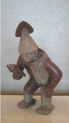 Colima Sculpture of a Standing Warrior