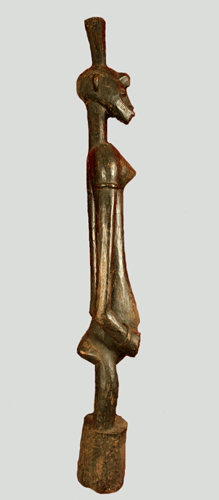 Female Senufo Wooden Pombilele Rhythm Pounder