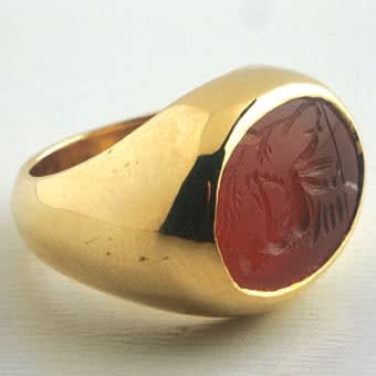 Carnelian Intaglio depicting Penelope