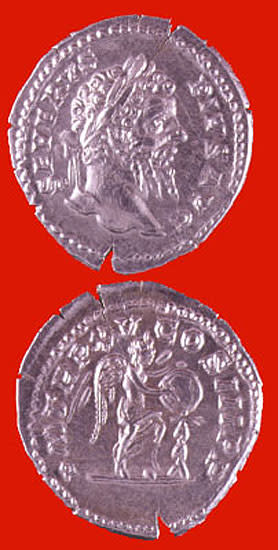 Silver Denarius of Emperor Septimius Severus