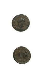 Bronze Coin of Constantius II Struck While Caesar