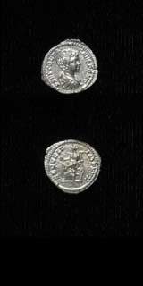 Silver Denarius of Geta Struck While Caesar