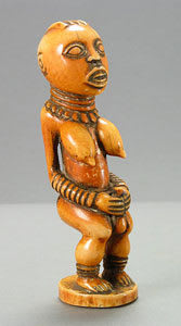 Bangwa Ivory Sculpture of a Queen Mother