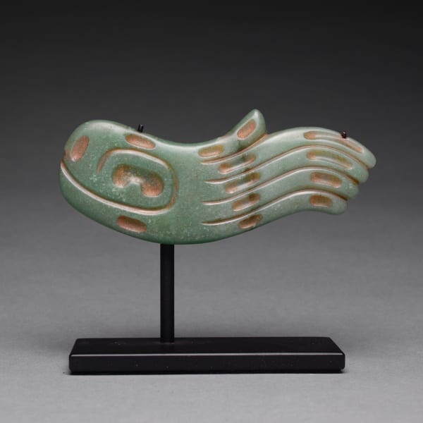 Olmec Jade Amulet in the Form of a Hand