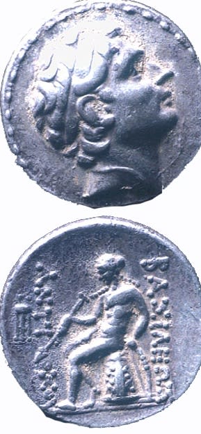 Silver Tetradrachm of King Antiochus III the Great