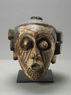 Kuba Painted Wooden Pwoom Itok Mask