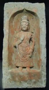 Northern Wei Brick from a Buddhist Shrine