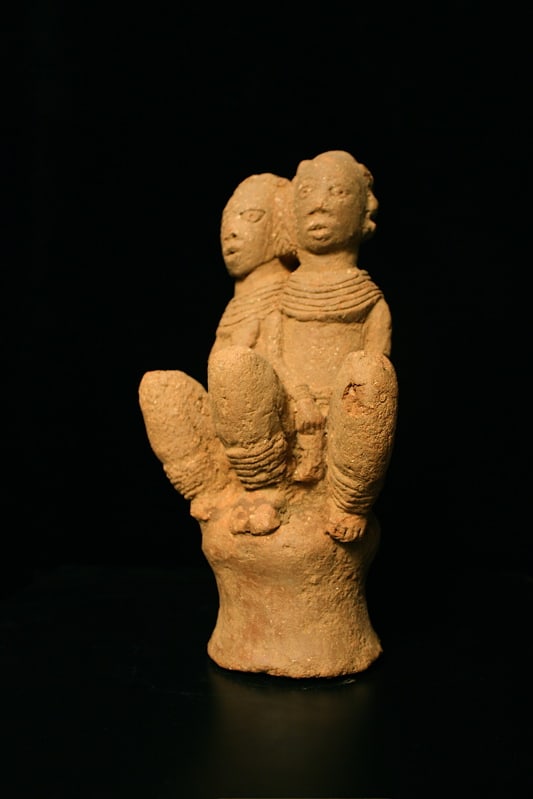 Nok Sculpture of Siamese Twins