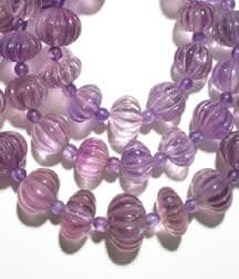 Amethyst Bead Necklace