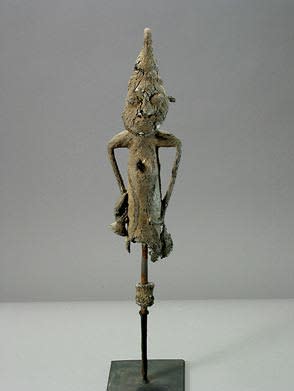 Yoruba Lead Edan Sculpture