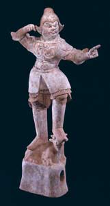 T'ang Sculpture of a Lokapala