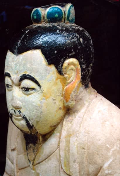 A White Marble Daoist Figure of Laojun