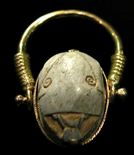 Finger-Ring with Scarab