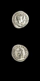 Silver Denarius of Emperor Gordian III