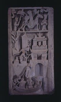 Panel Depicting a Scene of Immortality