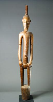 Male Senufo Wooden Pombiele Rhythm Pounder