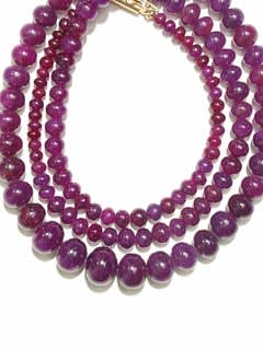 Ruby Bead Necklace
