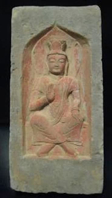 Northern Wei Brick from a Buddhist Shrine