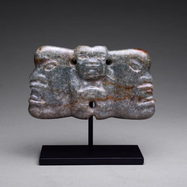 Olmec Jade Pectoral Amulet