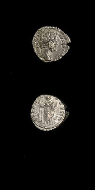 Silver Denarius of Emperor Antoninus Pius