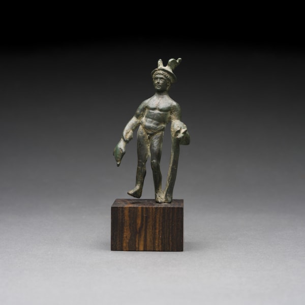 Roman Bronze Sculpture of Mercury