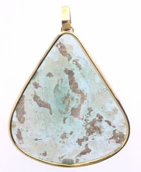 Roman Glass Fragment Set in Pendant