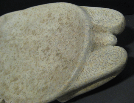 Taino Stone Zemi Metate (Duho)