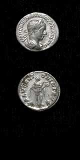 Silver Denarius of Emperor Elagabalus