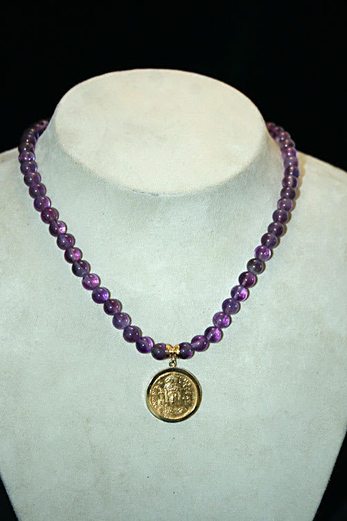 Gold Coin Of Byzantine Emperor Maurice Tiberius