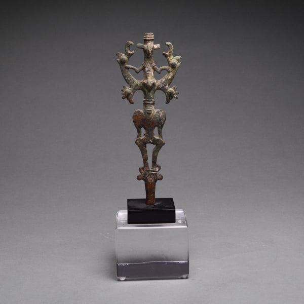 Luristan Standard Finial Depicting a Master of the Beasts
