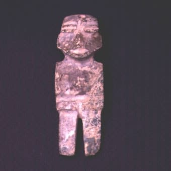 Mezcala Stone Amulet of a Standing Figure