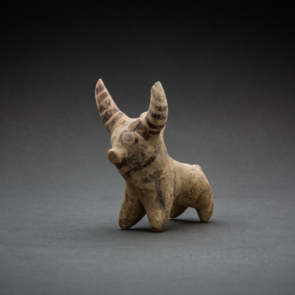 Group of Indus Valley Painted Terracotta Bulls