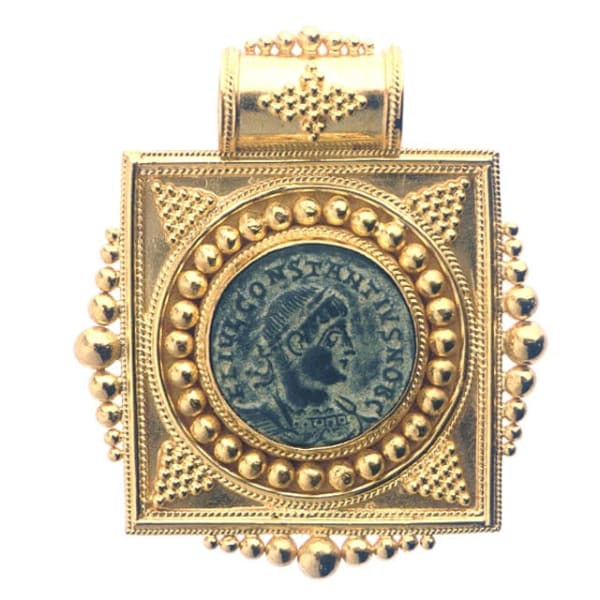 Bronze Coin of Roman Emperor Constantius II