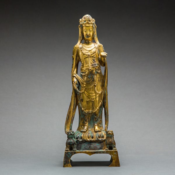 Qing Guilded Guanyin