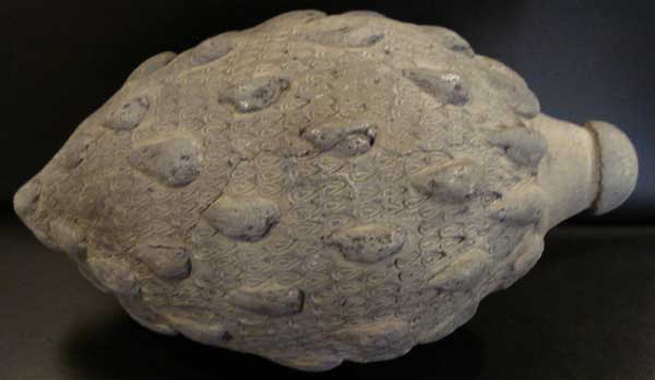 Sphero-Conical Vessel with Stamped & Incised Decoration