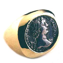 Silver Denarius of Roman Emperor Trajan