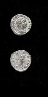 Silver Denarius of Emperor Elagabalus