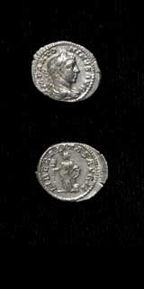 Silver Denarius of Emperor Elagabalus