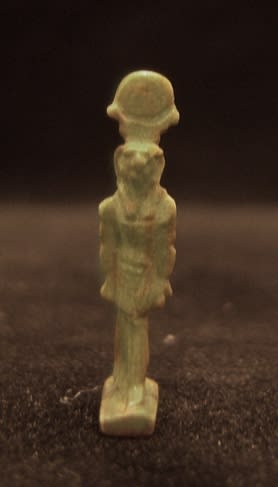 New Kingdom Faience Amulet of Horus