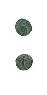 Bronze Quarter Follis Minted During the Great Persecution