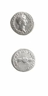 Silver Denarius of Emperor Nerva