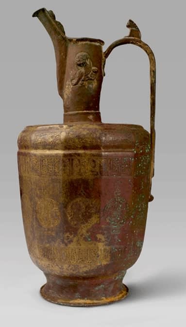 Repoussé Bronze Ewer