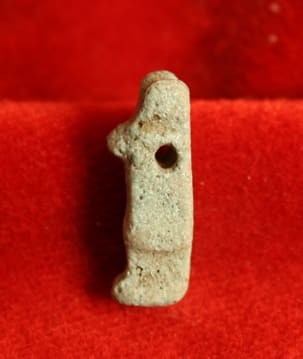 26th Dynasty Faience Amulet of Anubis