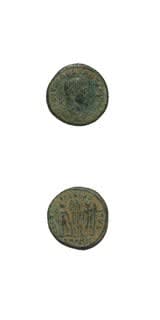 Bronze Coin of Constantius II Struck While Caesar