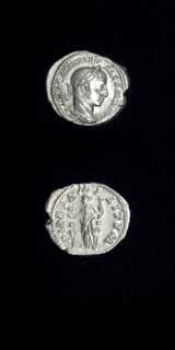 Silver Denarius of Emperor Severus Alexander